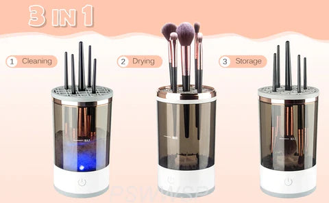 Automatic Makeup Brush Cleaner